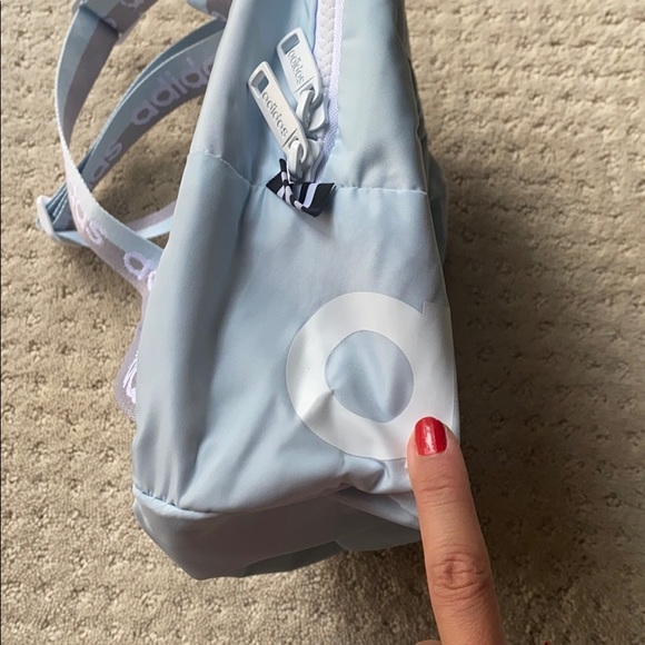 New adidas mini backpack light blue - Picture 4 of 5